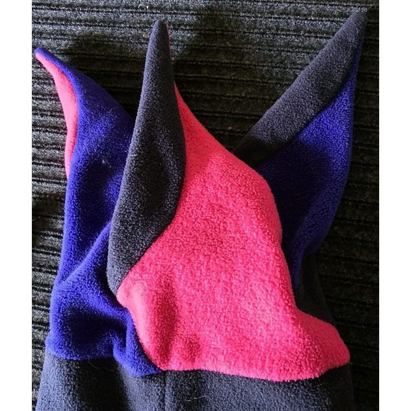Vtg Columbia Youth Fleece Twisted Jester Ski Snowboard Winter Hat Youth S/M - Picture 3 of 5